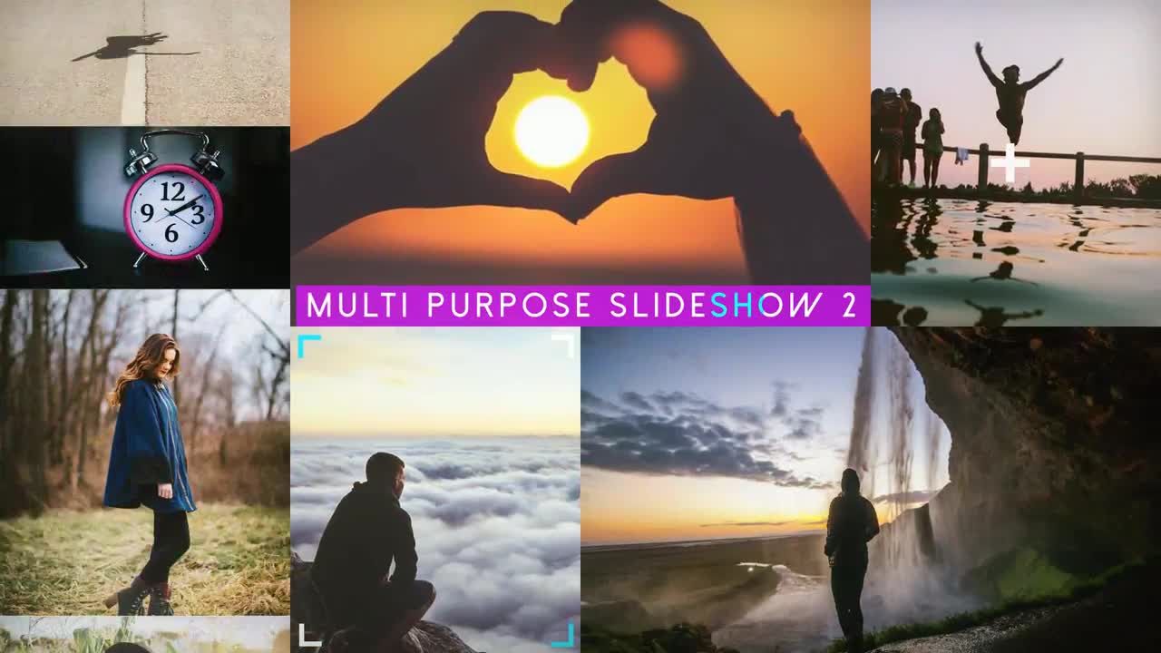 多用途幻灯片度假照片素材库精选AE模板