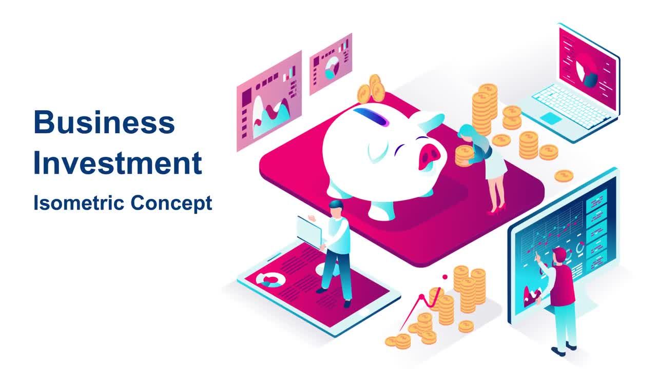 商业投资业务元素包素材库精选AE模板