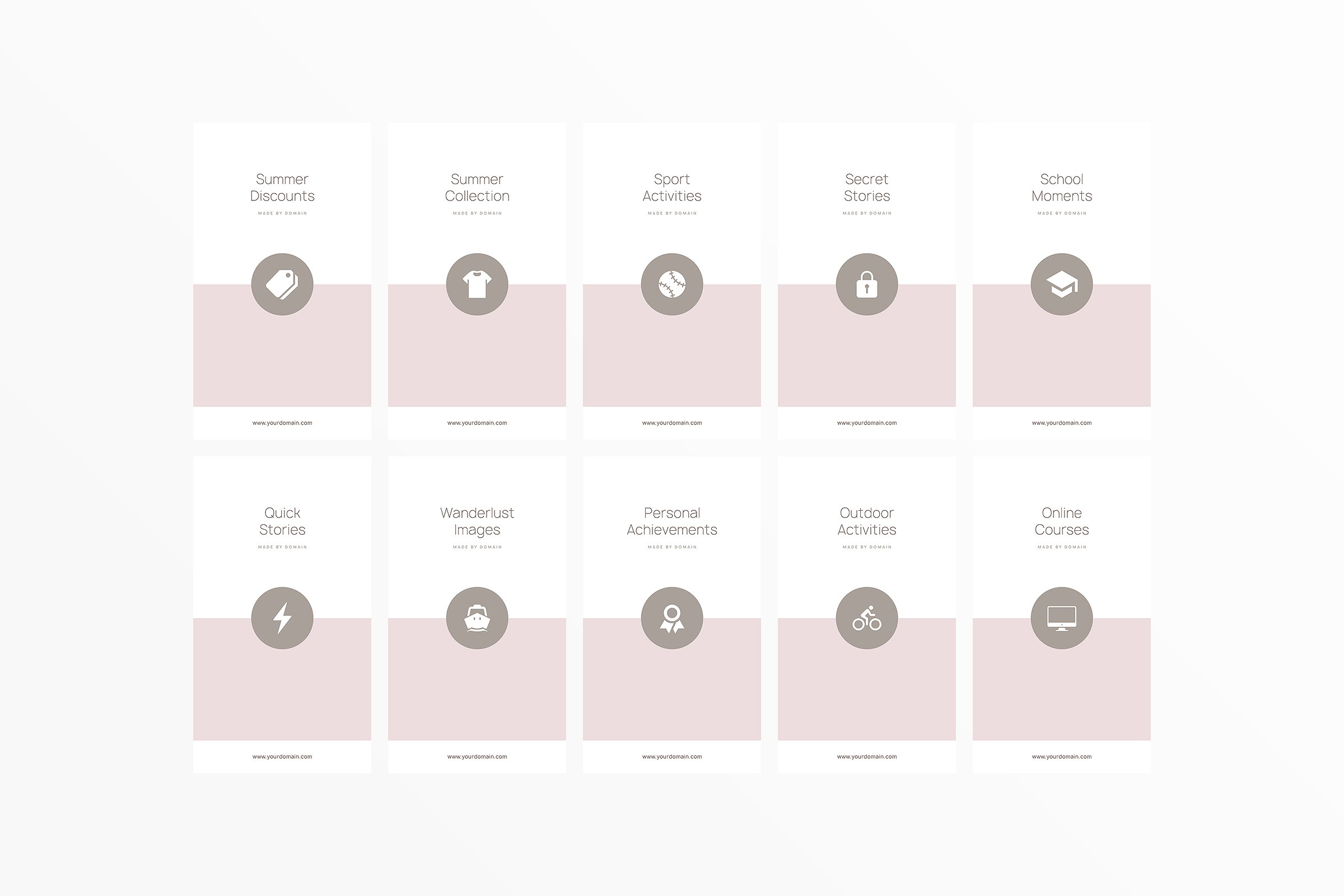 新媒体文章贴图设计模板素材库精选 Austria Instagram Highlights插图(16)