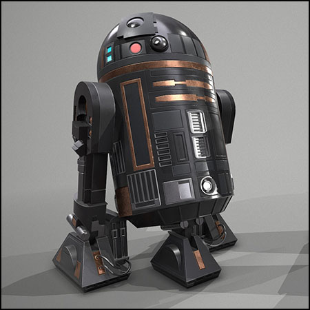 Imperial Astromech机器人素材之家精选3D模型