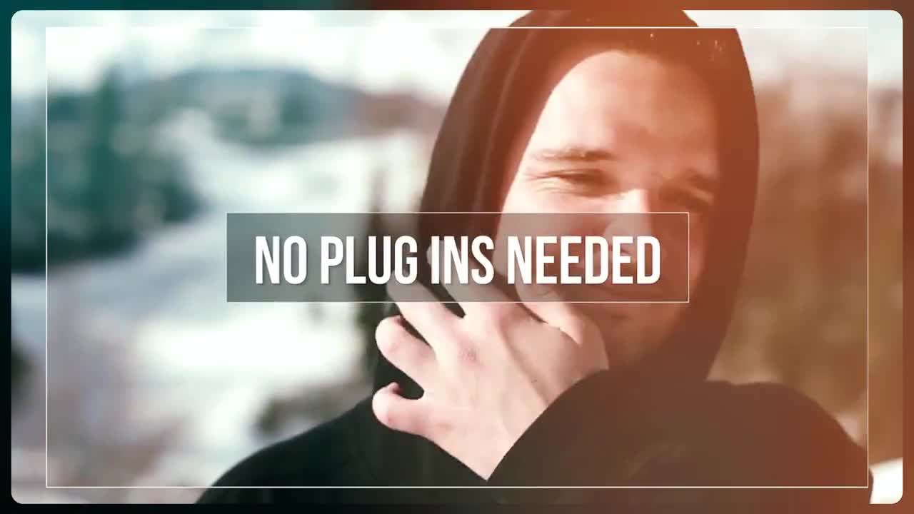 VCR矩形镜头显示效果视频素材库推荐PR模板