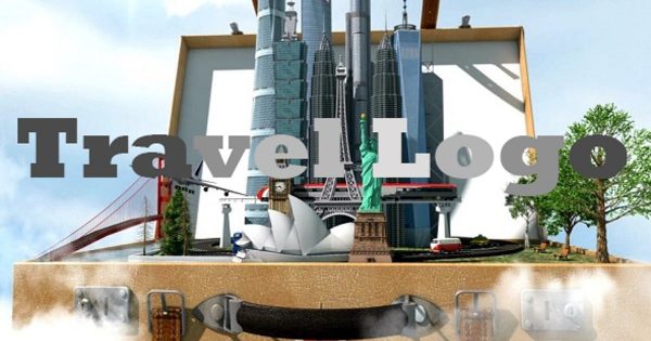 3D立体行李箱动画旅行主题素材库精选AE模板 Travel Suitcase