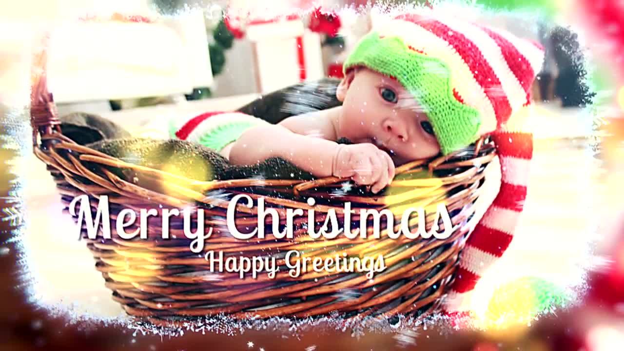 迷人的圣诞节幻灯片动画素材库精选AE模板