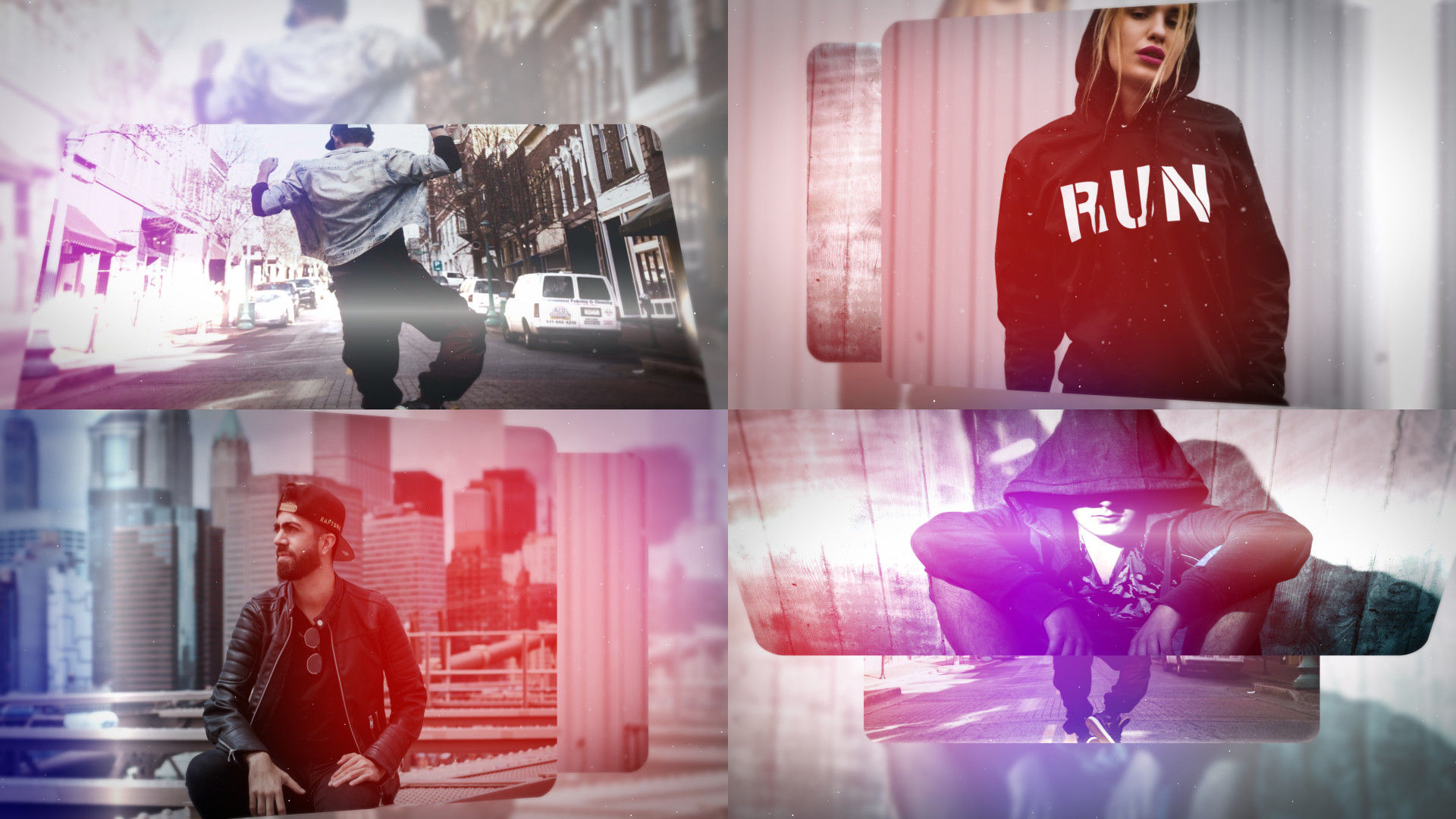 清洁照片徽标开瓶器素材库精选AE模板