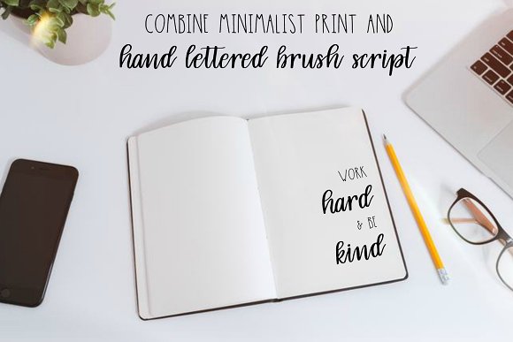 Hand Lettered Font Duo插图1