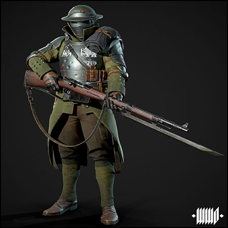 士兵 游戏角色素材之家精选3D模型