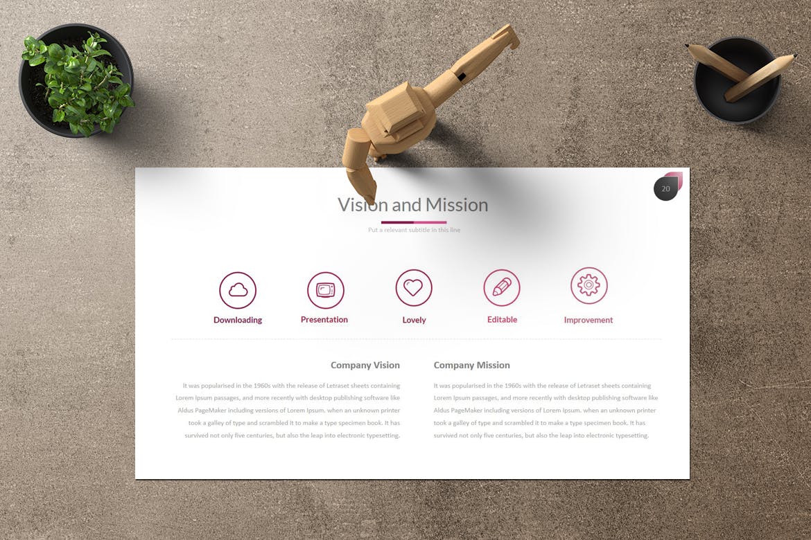企业发展史企业介绍PPT幻灯片模板 Eight – Powerpoint Template插图(3)