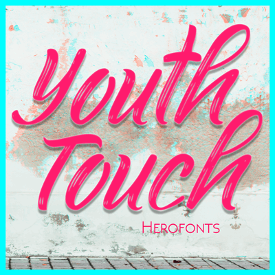 Youth Touch DEMO font素材之家精选英文字体