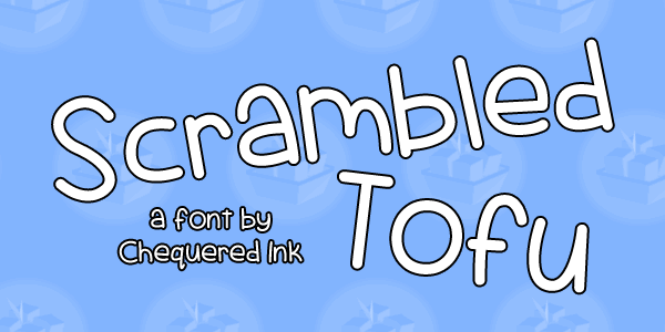 Scrambled Tofu font插图