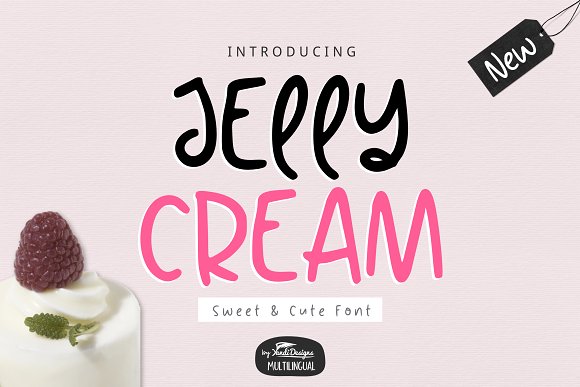 Jelly Cream Font素材之家精选英文字体