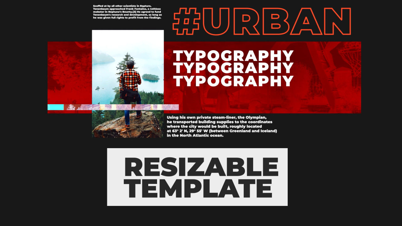 都市时尚自适应开瓶器素材库精选AE模板