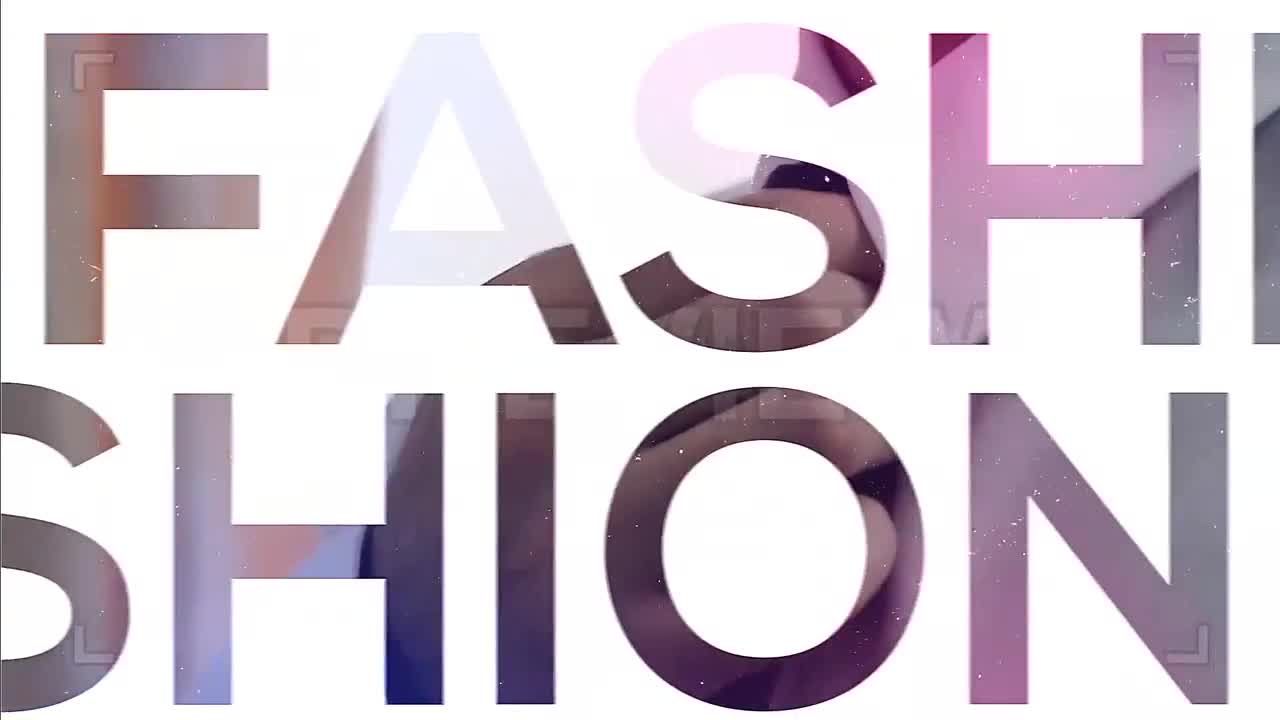 时尚动态镂空标题炫酷转场效果素材库精选AE模板