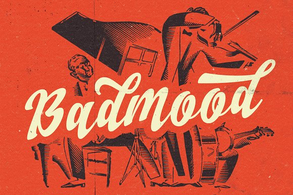 Badmood Font插图