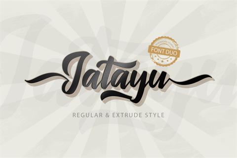 Jatayu font素材之家精选英文字体