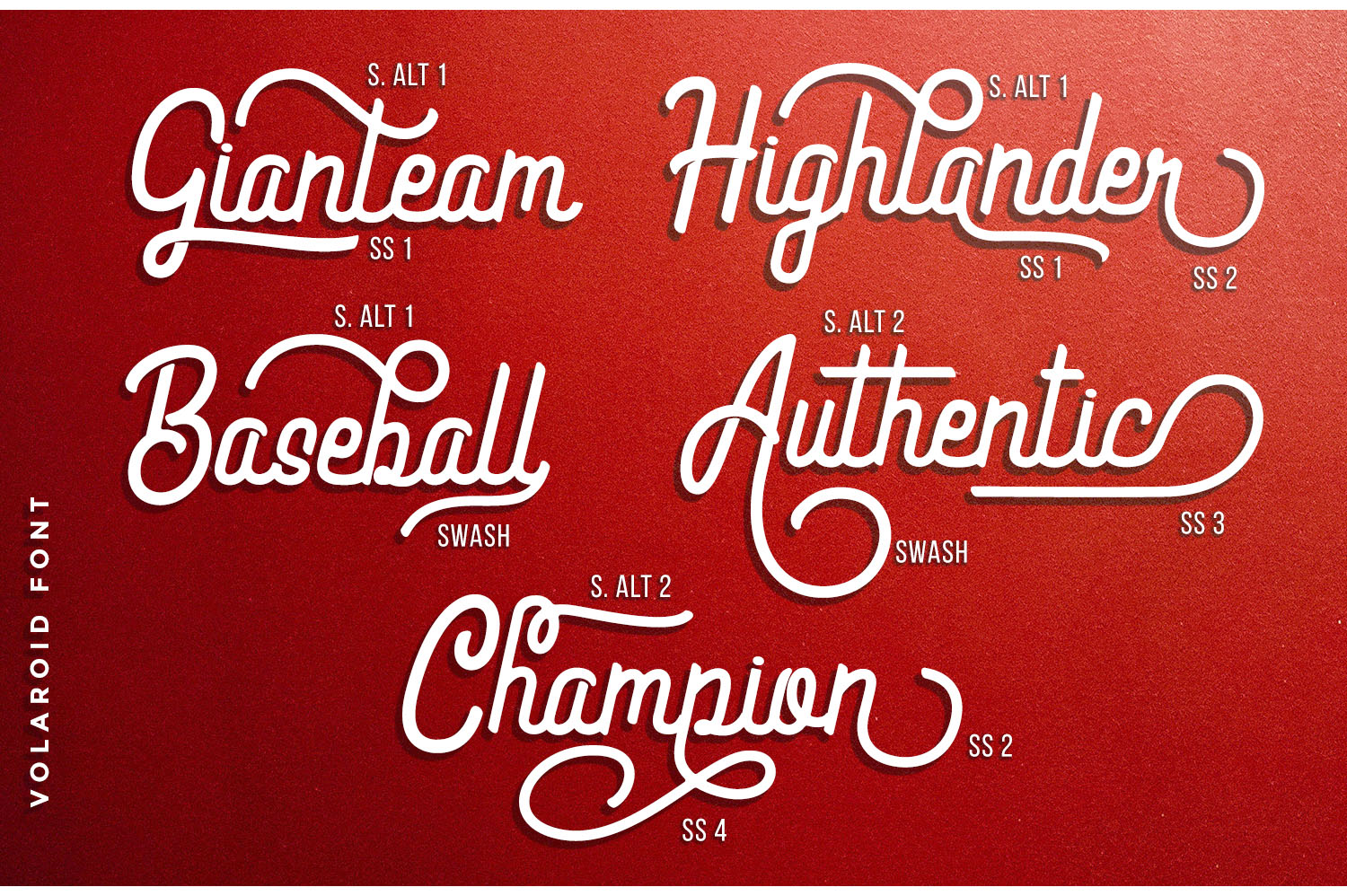 Volaroid Font Duo插图1