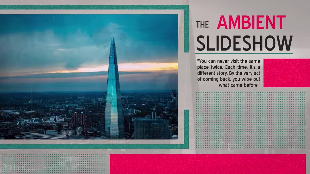 环境幻灯片时尚视频素材库精选AE模板