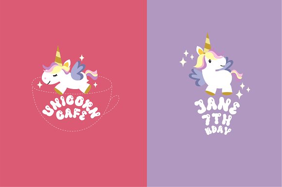 Milky Unicorn Font插图3
