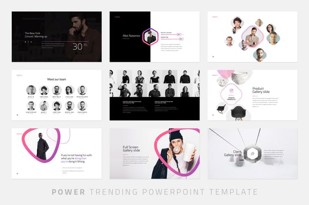 创意产品设计公司/新品发布PPT幻灯片设计模板 Power – Powerpoint Template插图(7)