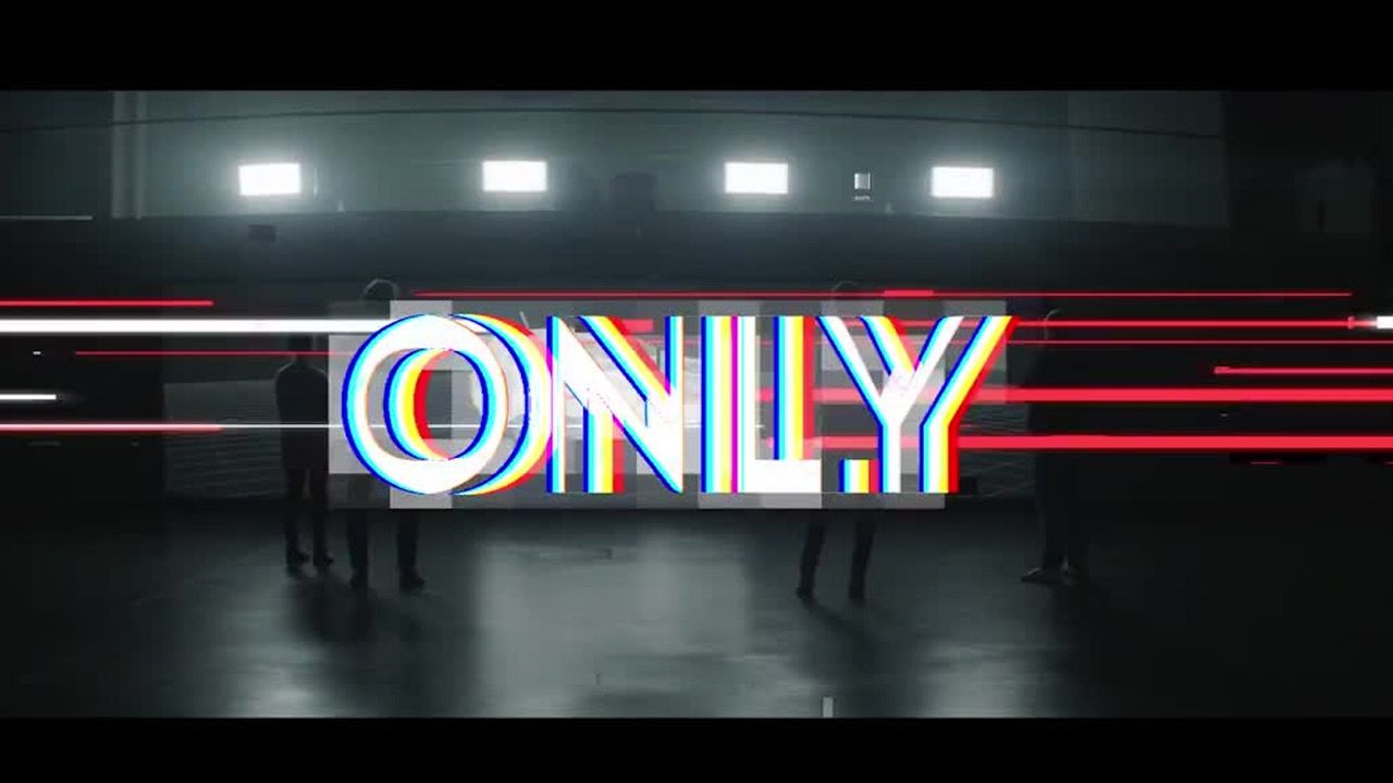 Glitch现代故障徽标素材库精选AE模板