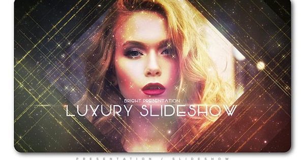 明亮奢华颁奖典礼表彰大会素材库精选AE模板 Bright Luxury Presentation Slideshow