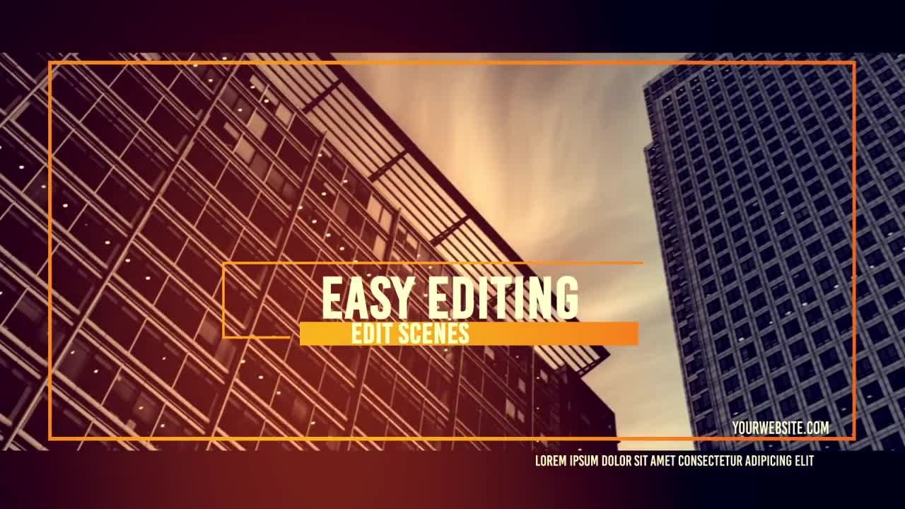 干净现代的建筑幻灯片素材库精选AE模板