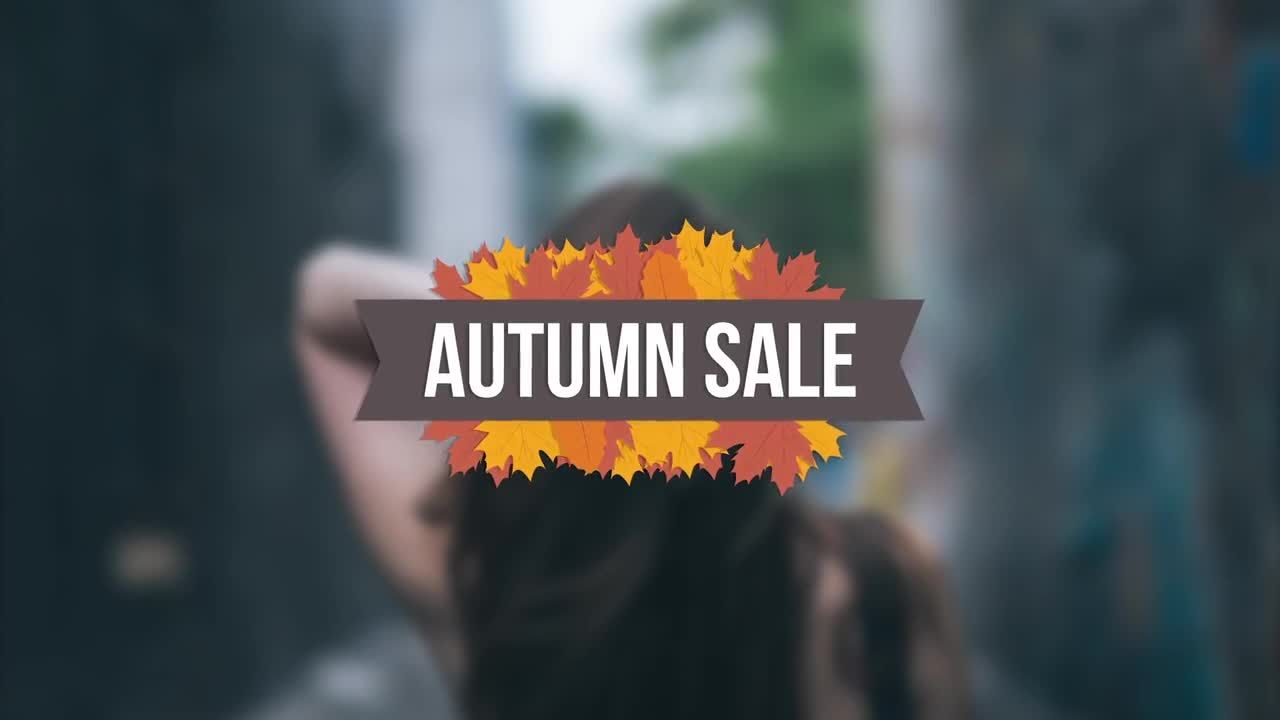 16个全新的秋季促销优惠标题动画素材库精选AE模板