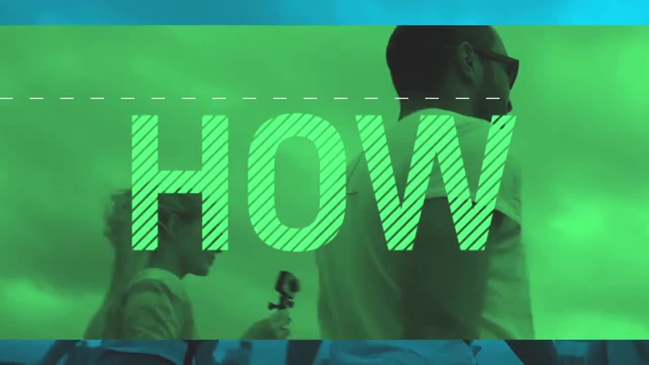 时髦动态开场动画素材库精选AE模板