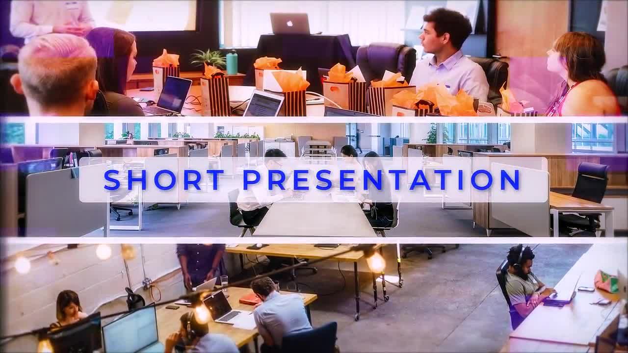 快速公司简介素材库精选AE模板