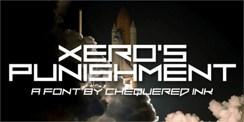 Xero's Punishment font素材之家精选英文字体