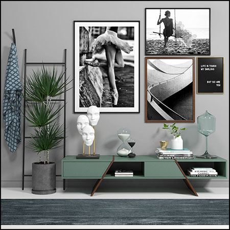 Scandinavian室内欧式装饰品摆件素材之家精选3D模型