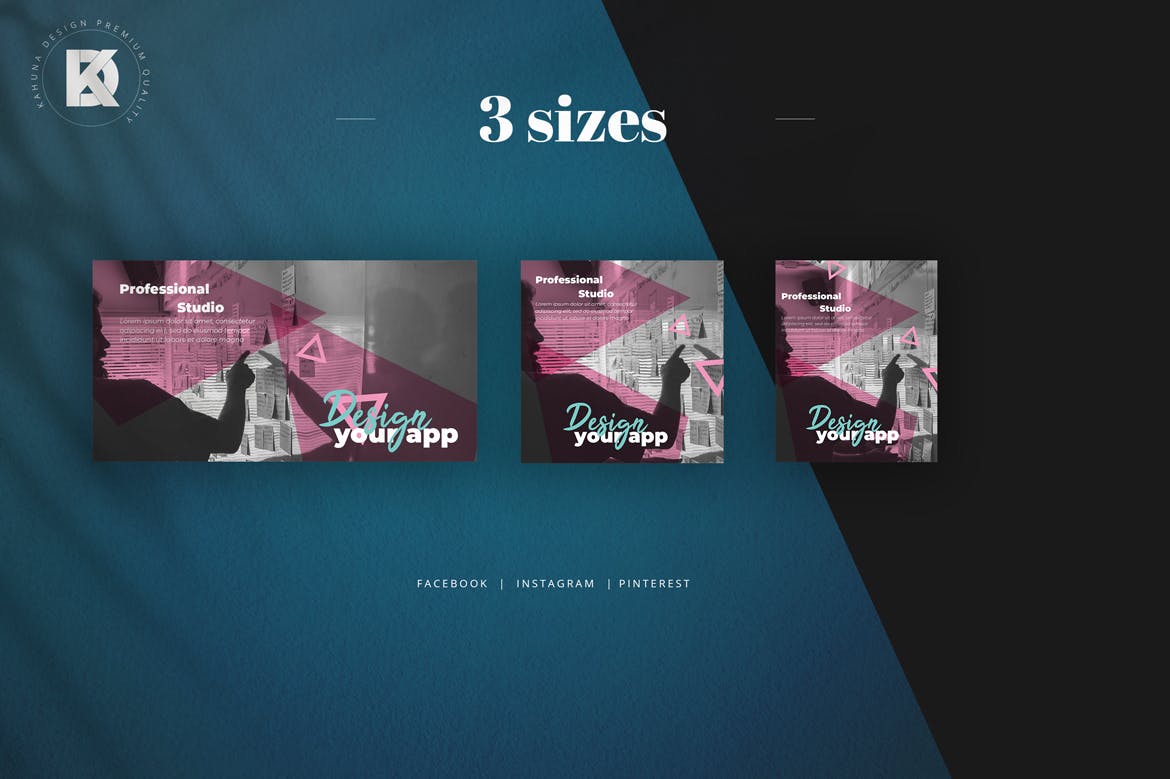 互联网营销服务公司社交媒体推广设计素材 Agency Marketing Social Media Kit插图(2)