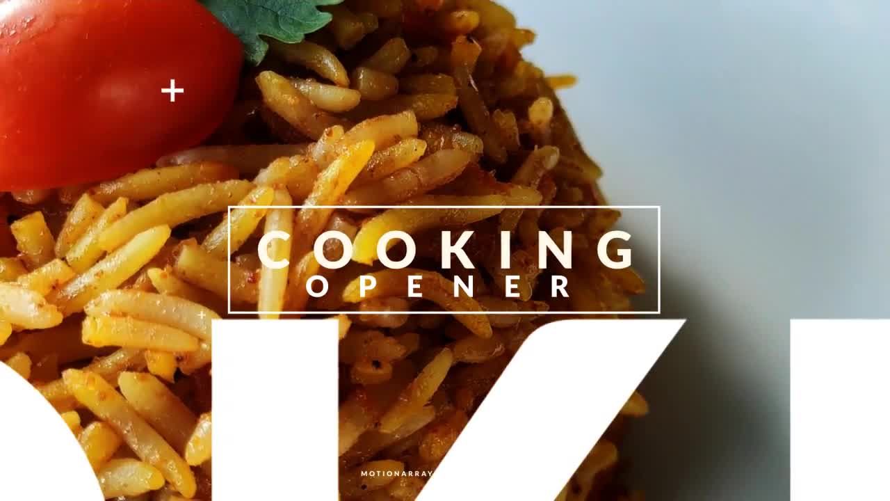 烹饪转场动画素材库精选AE模板