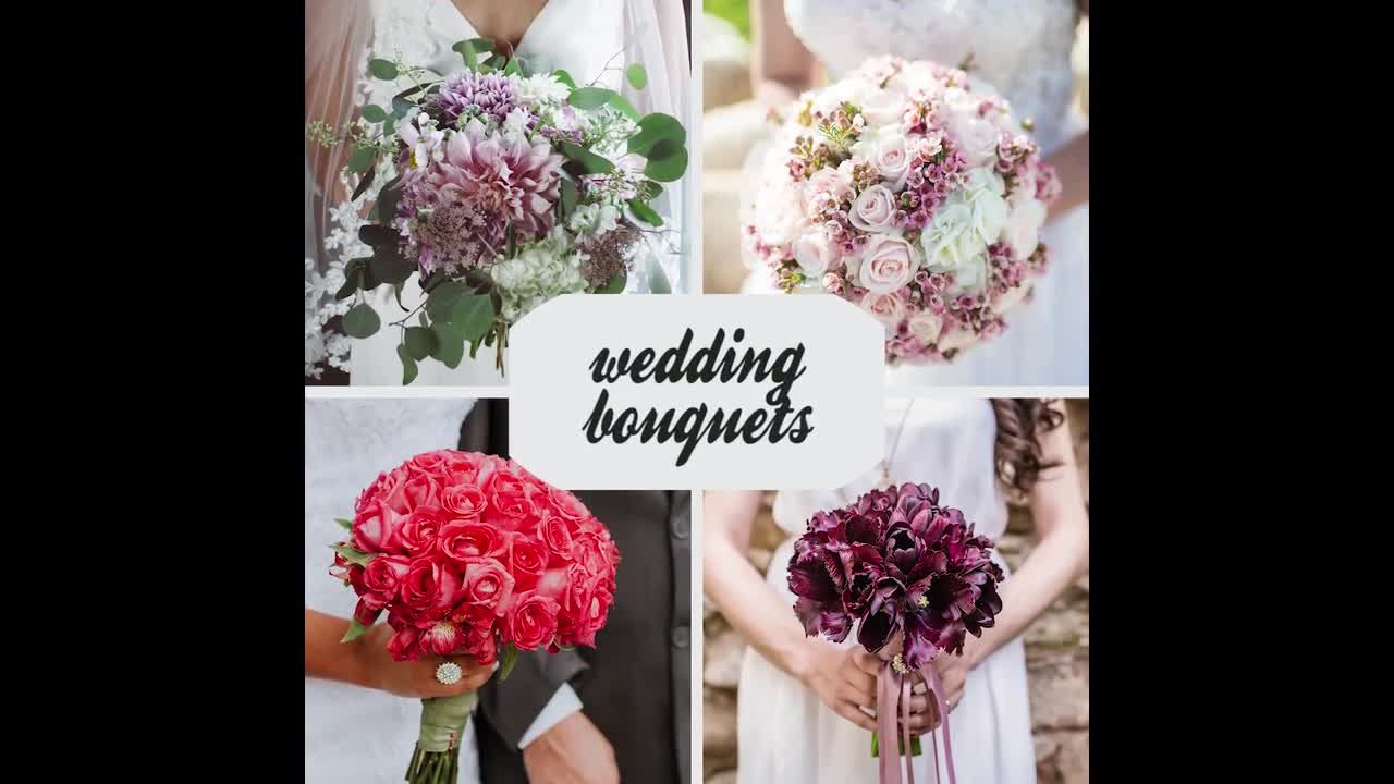 婚礼动画柔软清晰画面PR模板