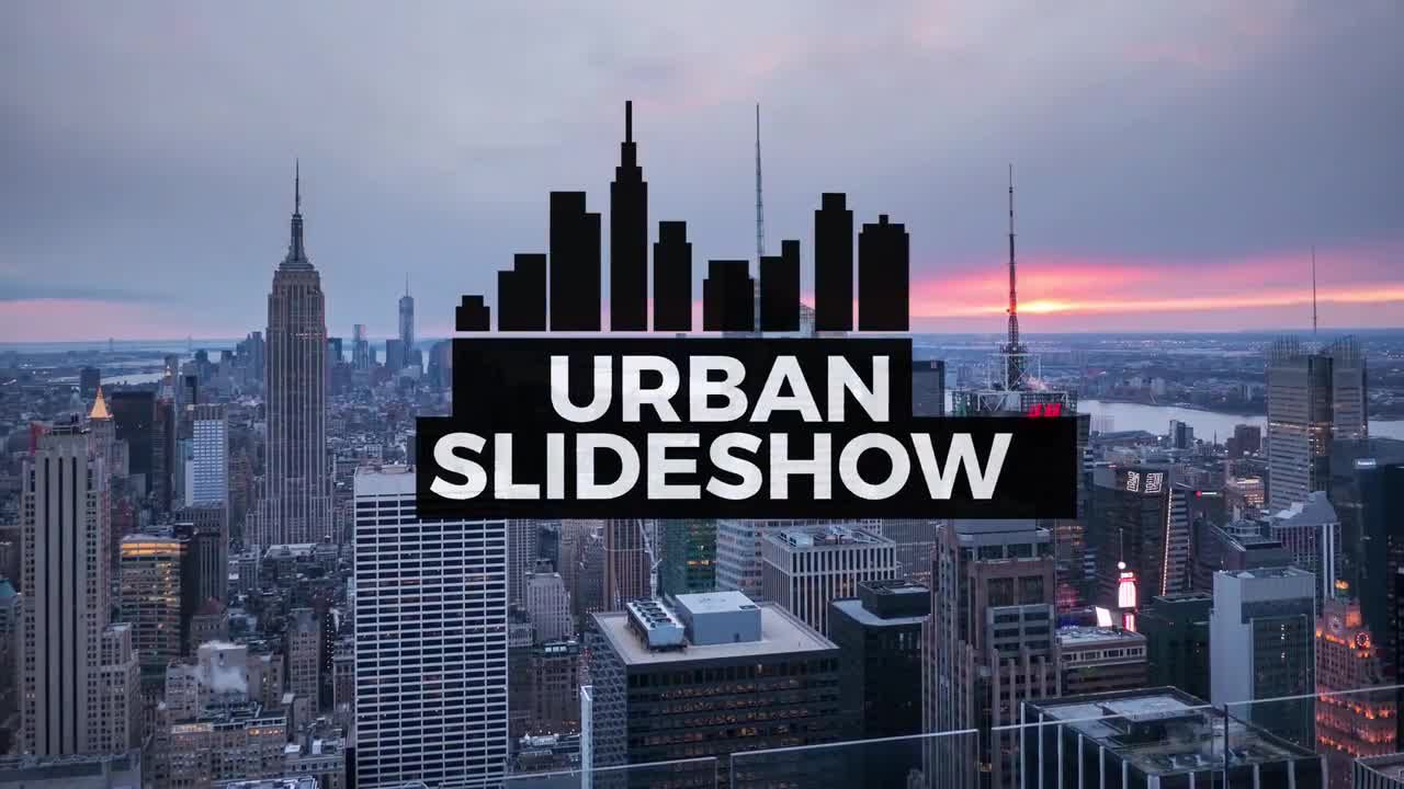 动态城市开场动画素材库推荐PR模板