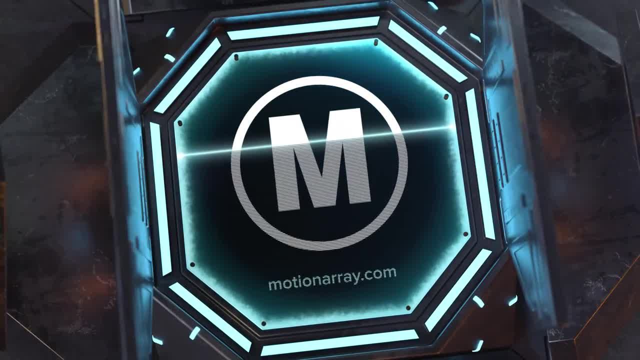 科幻高科技未来logo展示视频素材库精选AE模板