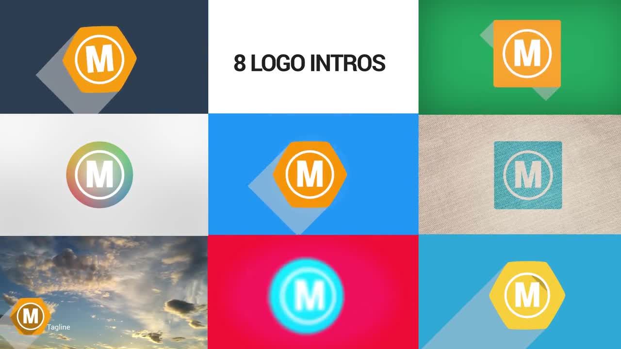 8个终极长阴影工具包素材库精选AE模板