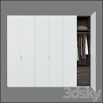 家用衣柜家具和衣服素材之家精选3D模型