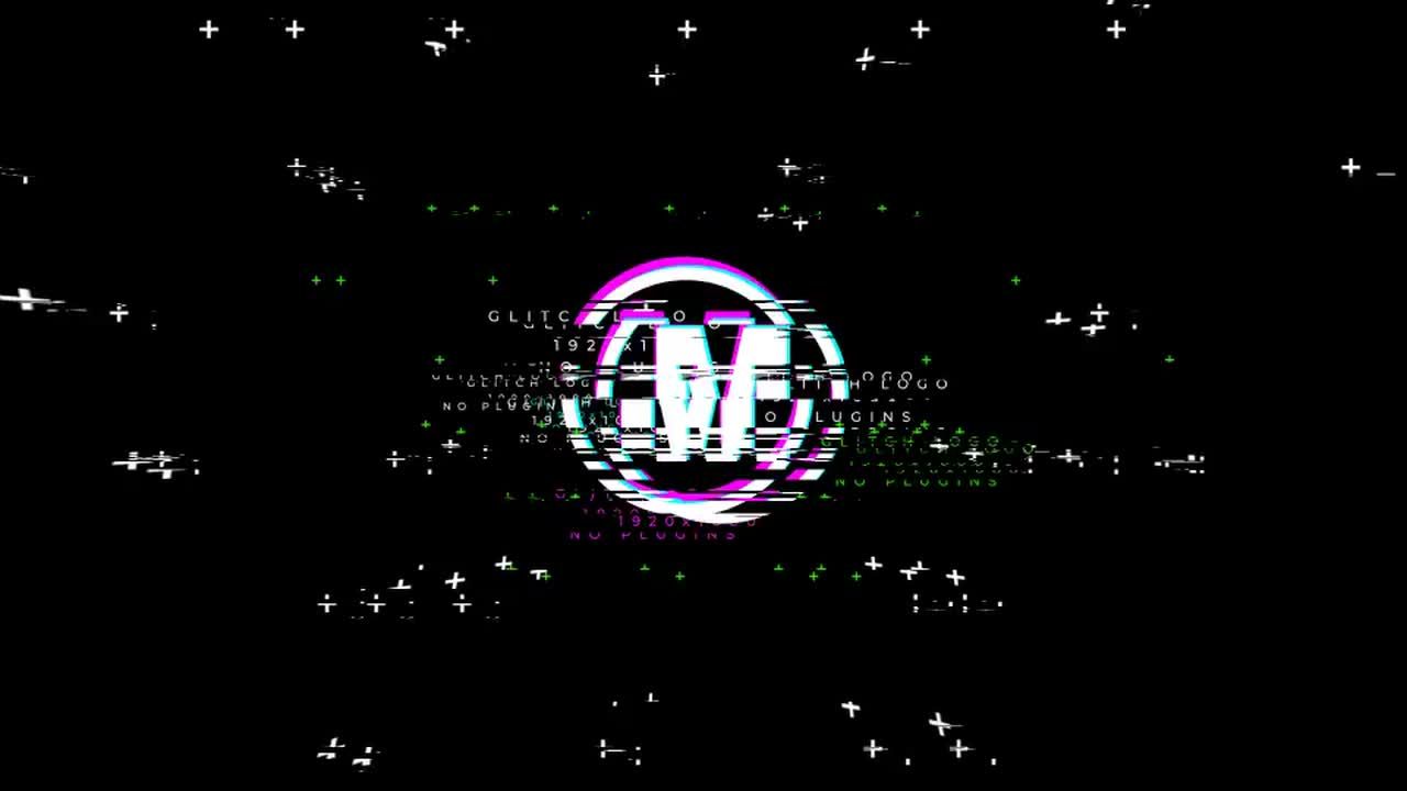 超现代扭曲效果Logo展示素材库精选AE模板