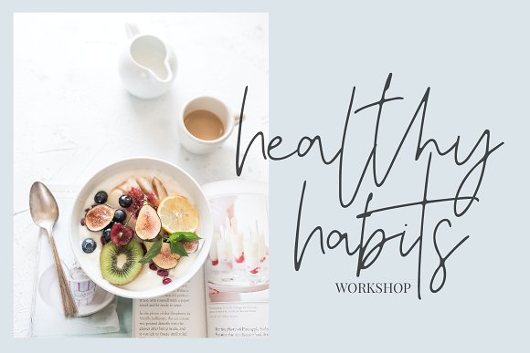 CreativeMarket White Serenity Signature Font插图1