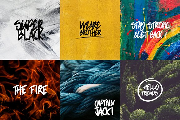 Underbridge Dirty Font插图2