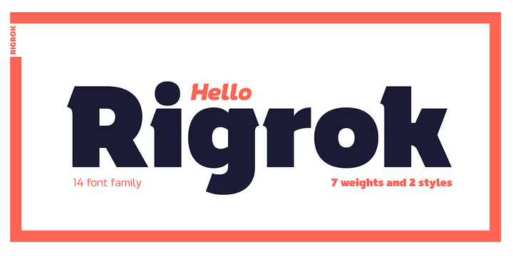 Rigrok Font Family – Retail素材之家精选英文字体
