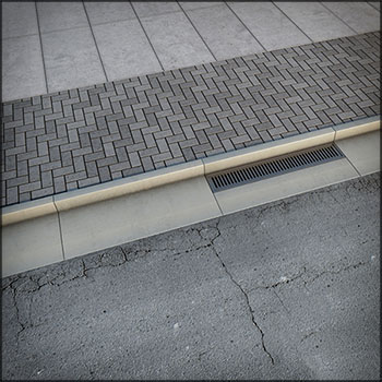 人行道和水井盖3d模型