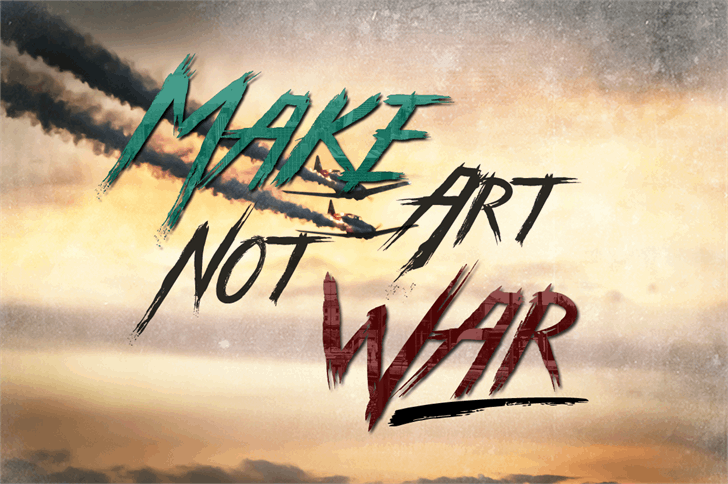 Wild Zova Free font插图4