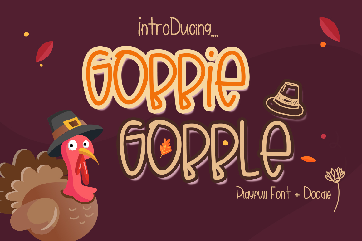 Gobbie GobbleRegular Font插图