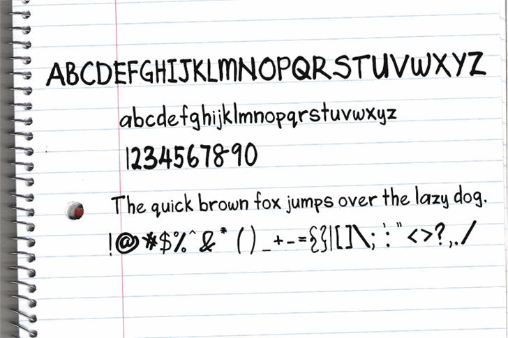 Angela's Handwriting font插图1 Angela's Handwriting font插图1
