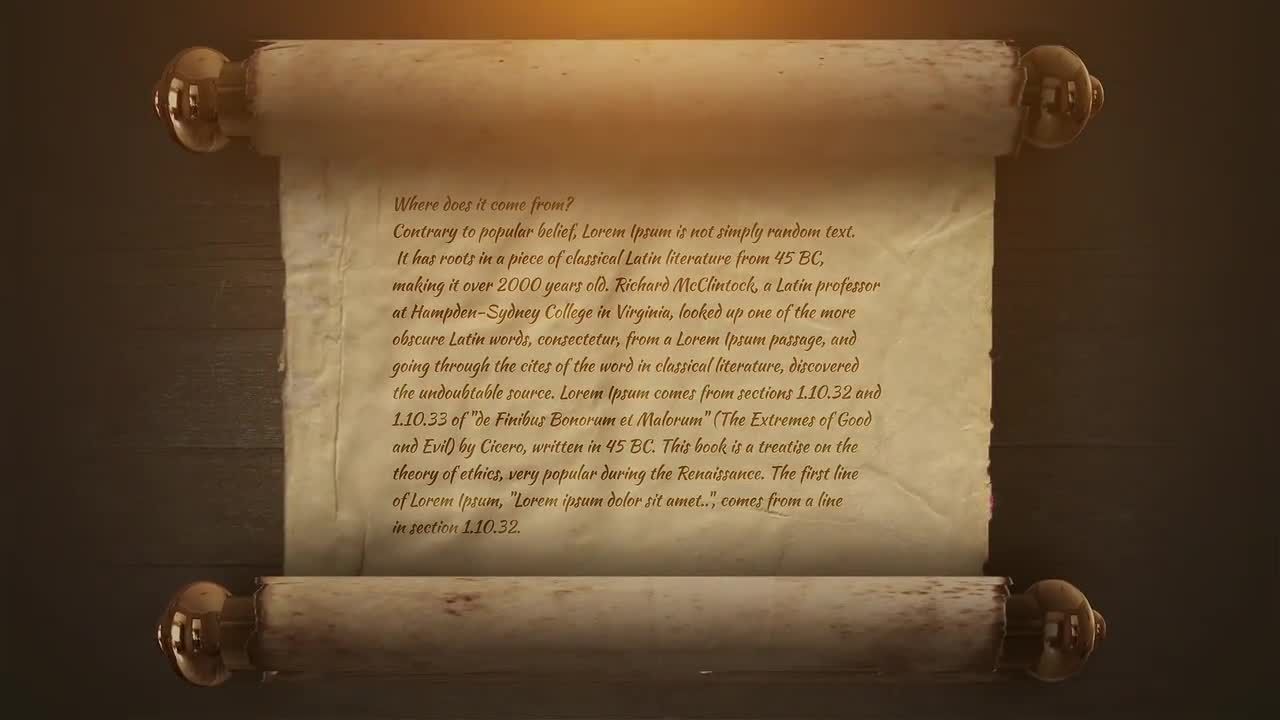 滚动文字显示素材库精选AE模板