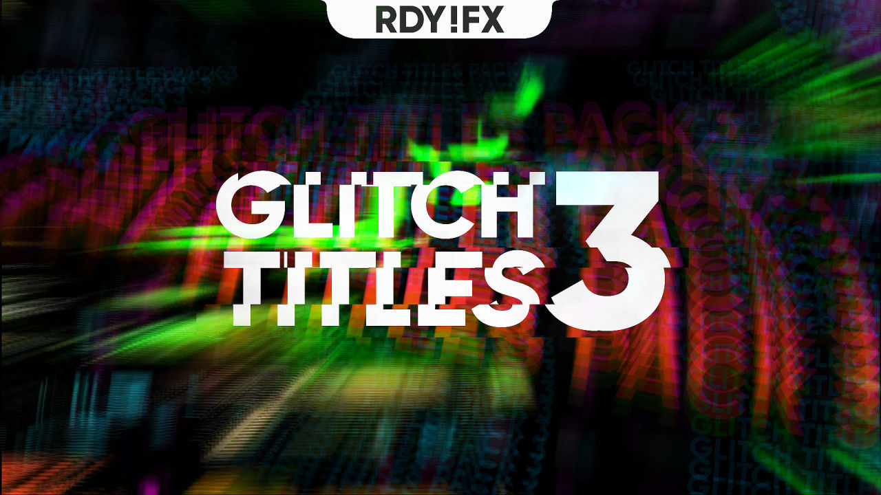 科技故障的文本动态过渡素材库精选pr模板