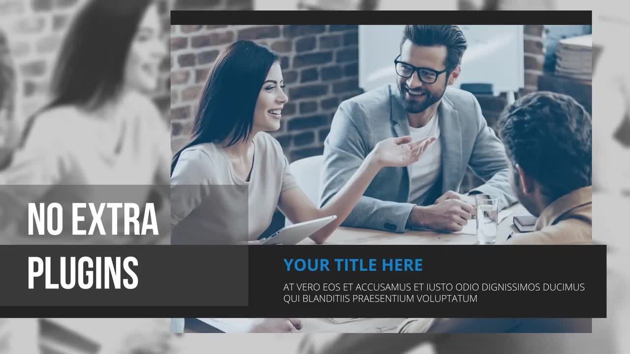 公司业务介绍演示素材库精选AE模板