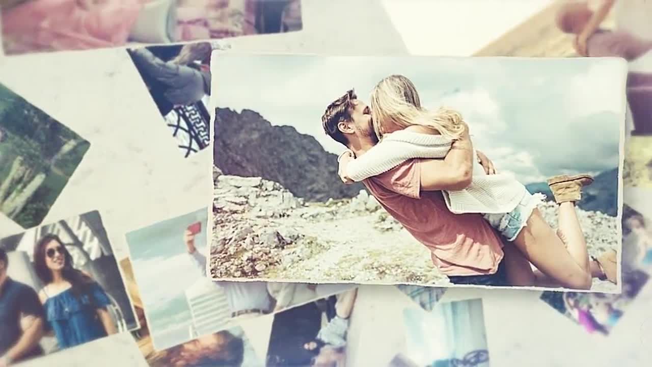 整洁有序的时尚照片幻灯片素材库精选AE模板