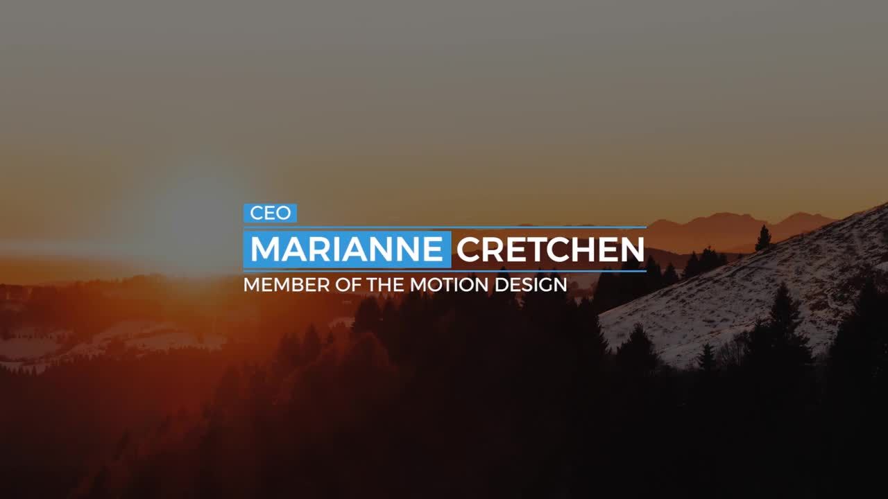 20个干净时尚流畅的全屏标题动画素材库推荐PR模板